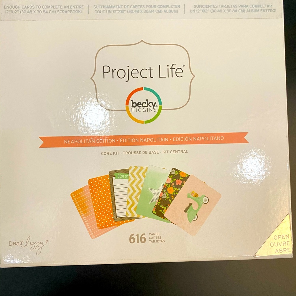 Project Life NEAPOLITAN Core Kit 616 pieces NWT
